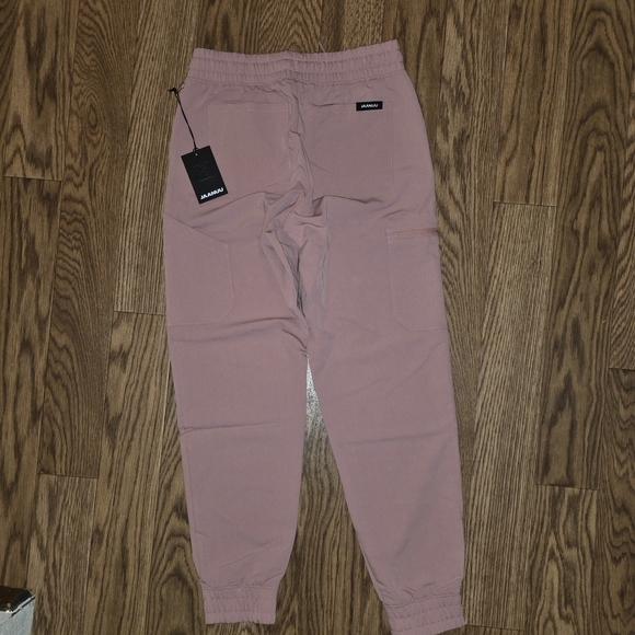 Jaanuu Women's Pink Jogger Pants - Picture 2 of 2